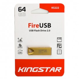 فلش کینگ استار (KingStar) مدل 64GB Fire USB KS222 طلایی