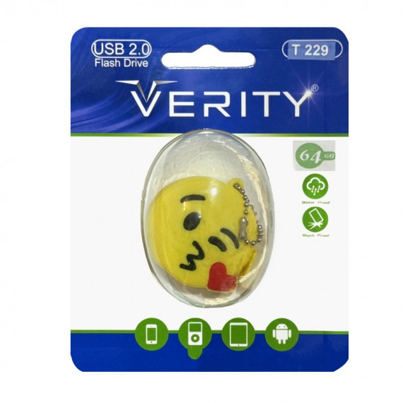 فلش وریتی (VERITY) مدل 64GB T229 گارانتی آسان سرویس