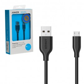 کابل اندروید (MicroUSB) انکر (Anker) طول 0.9 متر مدل A8132H12