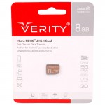 رم موبایل وریتی (VERITY) مدل 8GB MicroSDHC 95MB/S گارانتی آسان سرویس