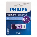 فلش فیلیپس (PHILIPS) مدل 64GB FM64FD05P VIVID گارانتی حافظه طلایی تهران