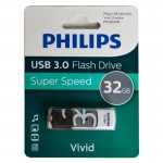 فلش فیلیپس (PHILIPS) مدل 32GB FM32FD00B VIVID USB3.0 گارانتی حافظه طلایی تهران