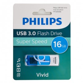 فلش فیلیپس (PHILIPS) مدل 16GB FM16FD00B VIVID USB3.0 گارانتی حافظه طلایی تهران