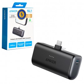 مینی پاوربانک انکر (ANKER) مدل A1653 Built-in ظرفیت 5000mAh گارانتی ایستا