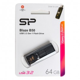 فلش سیلیکون پاور (Silicon Power) مدل 64GB Blaze B50 USB 3.2