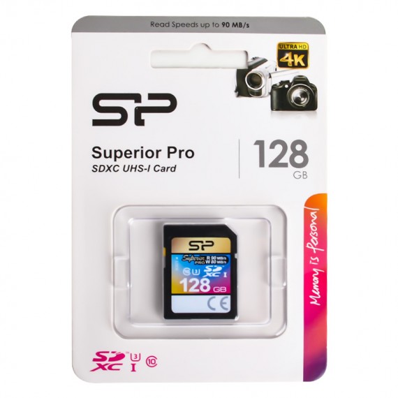 رم دوربین سیلیکون پاور (Silicon Power) مدل 128GB SDXC Superior Pro گارانتی متین