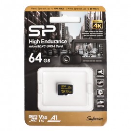 رم موبایل سیلیکون پاور (Silicon Power) مدل 64GB MicroSDXC High Endurance گارانتی متین