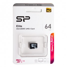 رم موبایل سیلیکون پاور (Silicon Power) مدل 64GB MicroSDXC Elite گارانتی متین