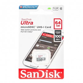 رم موبایل سن دیسک (SanDisk) مدل 64GB Ultra 100MB/S گارانتی آسان سرویس