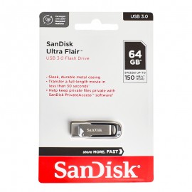 فلش سن دیسک (SanDisk) مدل 64GB Ultra Flair CZ73 USB3.0 گارانتی آسان سرویس