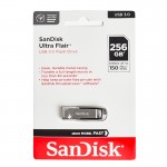 فلش سن دیسک (SanDisk) مدل 256GB Ultra Flair CZ73 USB3.0 گارانتی آسان سرویس