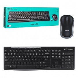 کیبورد و موس بی سیم لاجیتک (Logitech) اورجینال مدل MK270