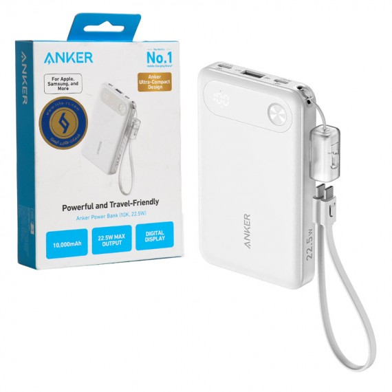 پاوربانک انکر (ANKER) مدل A1257H11 ظرفیت 10000mAh